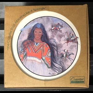 COASTER CREATIONS Traci Rabbit Sandstone Coasters
